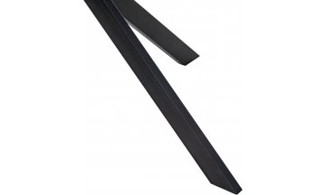 Стеклянный стол Капри белый / черный