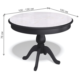 Стеклянный стол CR1000