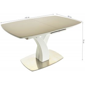 Стеклянный стол Нотр Дам ПМ