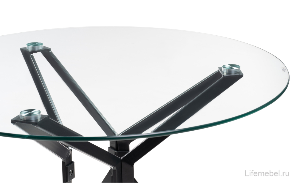 Стеклянный стол Roko 80 black