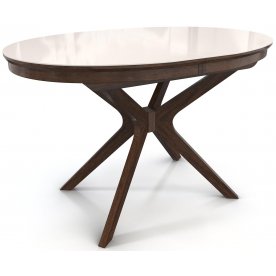 Стеклянный стол Сильвер 120/80-ОВС