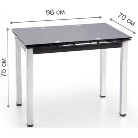 Стеклянный стол Logan