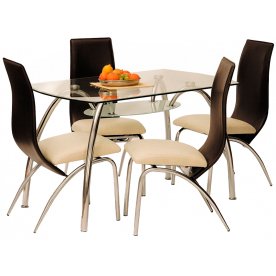 Стеклянный стол Corwin