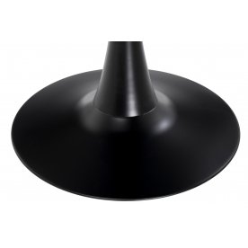 Стеклянный стол Tulip 90 black