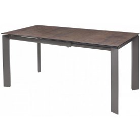 Стол Corner 120 glazed glass copper / grey 1