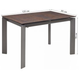 Стеклянный стол Corner 120