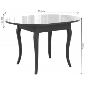 Стеклянный стол DikLine MR100