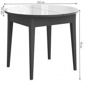 Стеклянный стол DikLine MR100