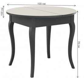 Стеклянный стол DikLine MR100