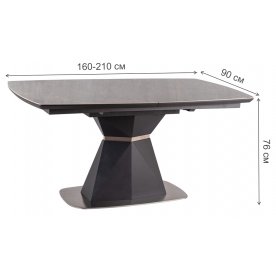 Стеклянный стол Cortez 160