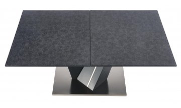 Стеклянный стол Salvador 160-200/90/77 темно-серый