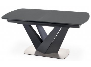 Обеденный стол Patrizio 160-200/90/77 темно-серый / черный