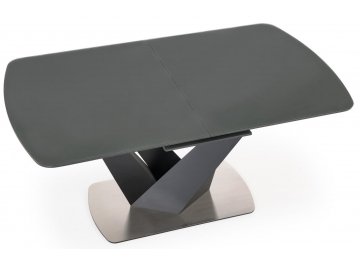 Обеденный стол Patrizio 160-200/90/77 темно-серый / черный