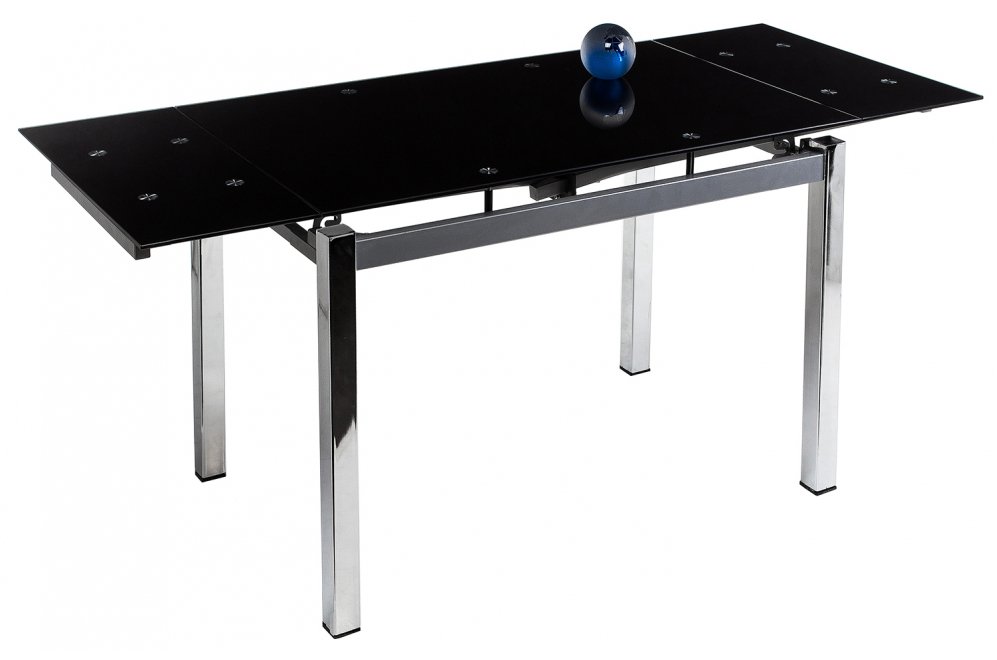 Стол раскладной Kvadro 110 черный