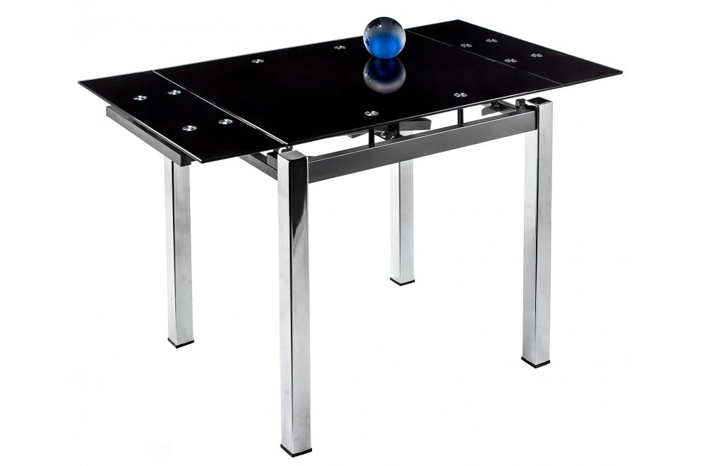 Стол раскладной Kvadro 80 черный