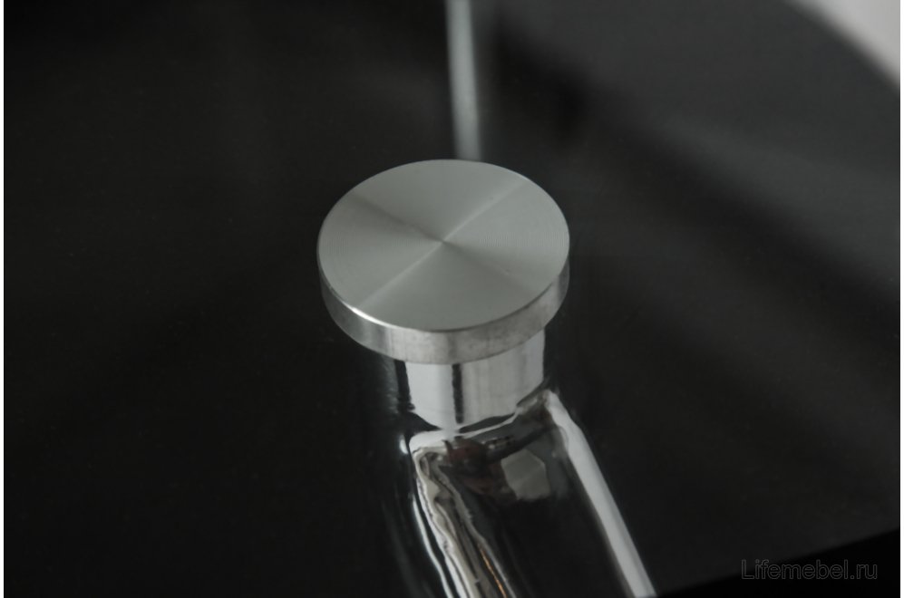 Стол Sadler mod. 445 прозрачный / черный