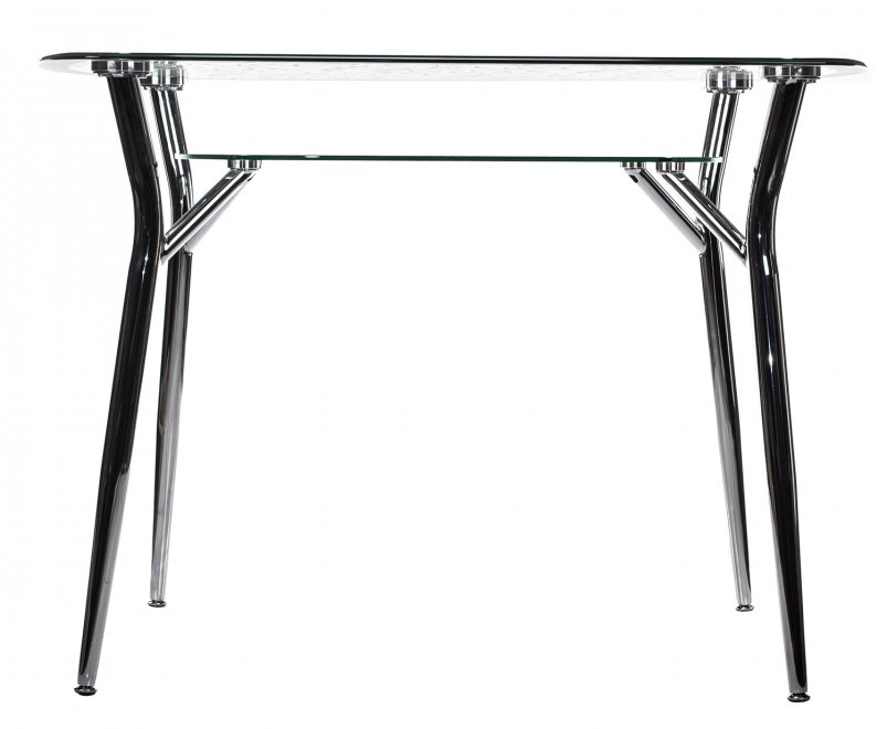 Стол стеклянный А6С-2 рисунок серый