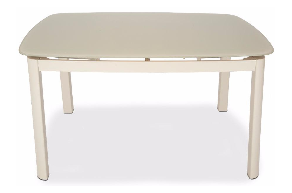 Стол стеклянный DT6236B раскладной beige (s220)