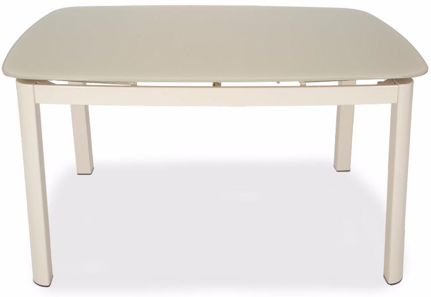 Стол стеклянный DT6236C раскладной beige (s220)