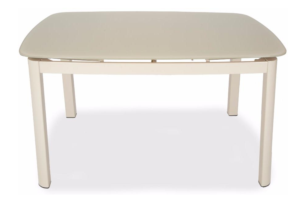 Стол стеклянный DT6236C раскладной beige (s220)
