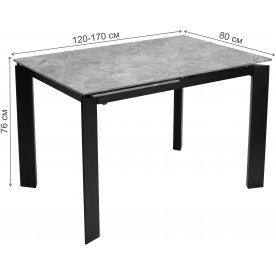 Стеклянный стол Corner 120