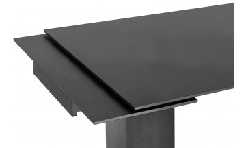 Керамический стол Синга керамика темная