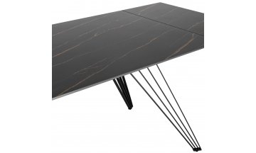 Керамический стол Падме 160 керамика темная