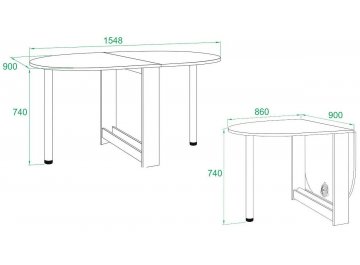 Стол-книжка СП-12