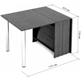 Стол-книжка СКР-16 2500