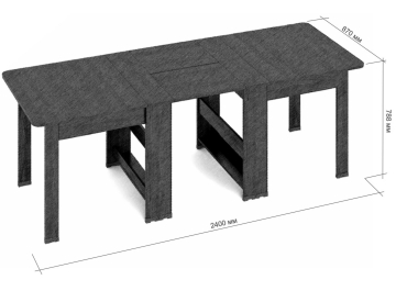 Стол-книжка СКР-17-Р 2400
