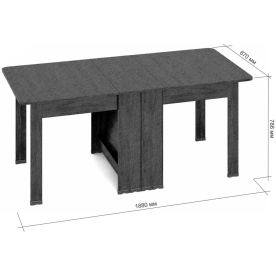 Стол-книжка СКР-17-Р 2400