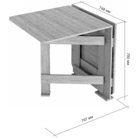 Стол-книжка СКР-9-Р
