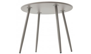 Керамический стол Милтон D89 бело-коричневый мрамор / латте