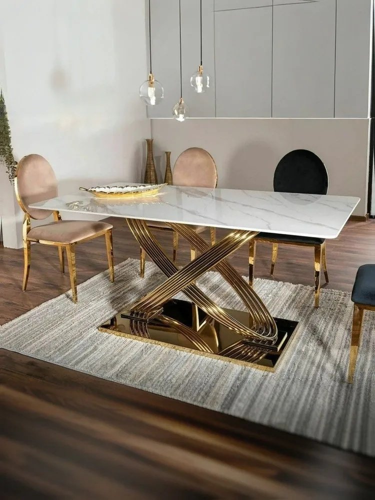 Керамический стол Hermes II белый