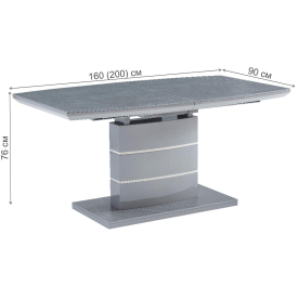 Стол на тумбе DT280