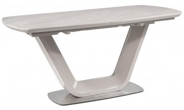 Керамический стол Armani Ceramic 160 серый матовый