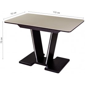 Стол на тумбе Румба ПР КМ 06 ВН 03 ВН