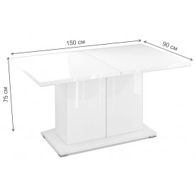 Стол на тумбе Сахара 1913.М1