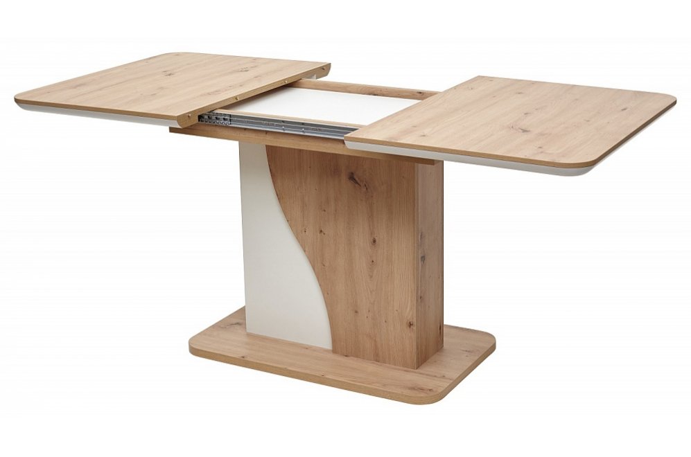 Стол на тумбе Sirius 120 дуб артисан / белый