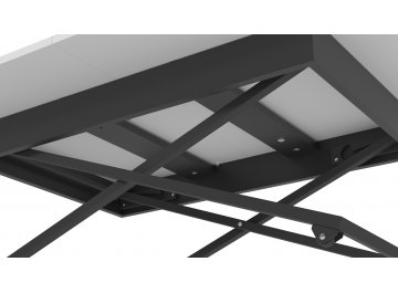 Журнальный столик Калифорния Андрэ Loft белый / черный