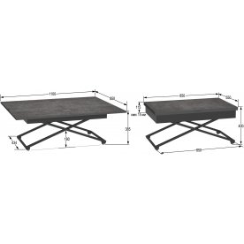 Стол-трансформер Калифорния Андрэ Loft