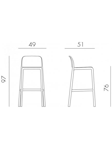 Барный стул 003/4034616000 агава