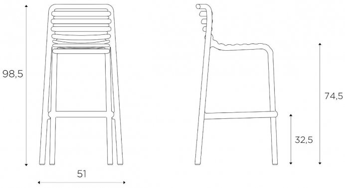Барный стул 003/4034816000 агава