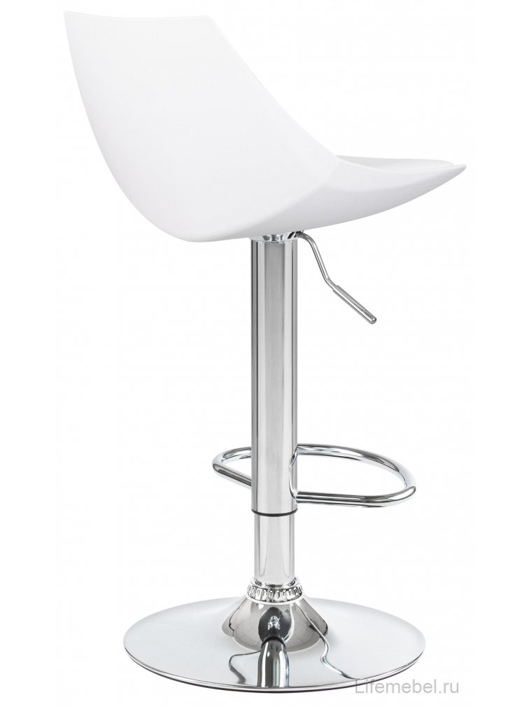 Барный стул Rocky белый / хром