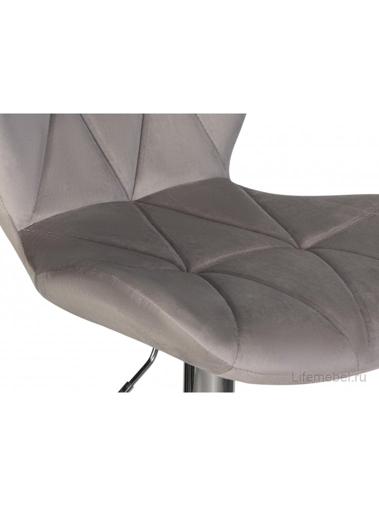 Барный стул Barny серый MJ9-75 / хромированная сталь