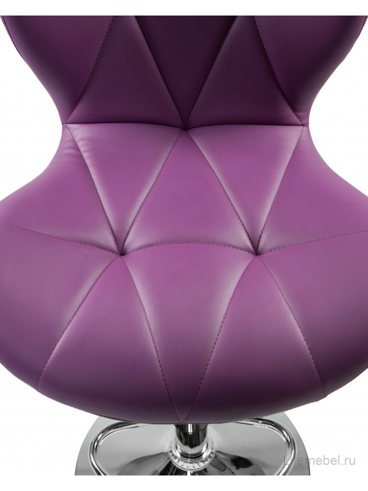 Барный стул 5022-LM Barny фиолетовый / хром