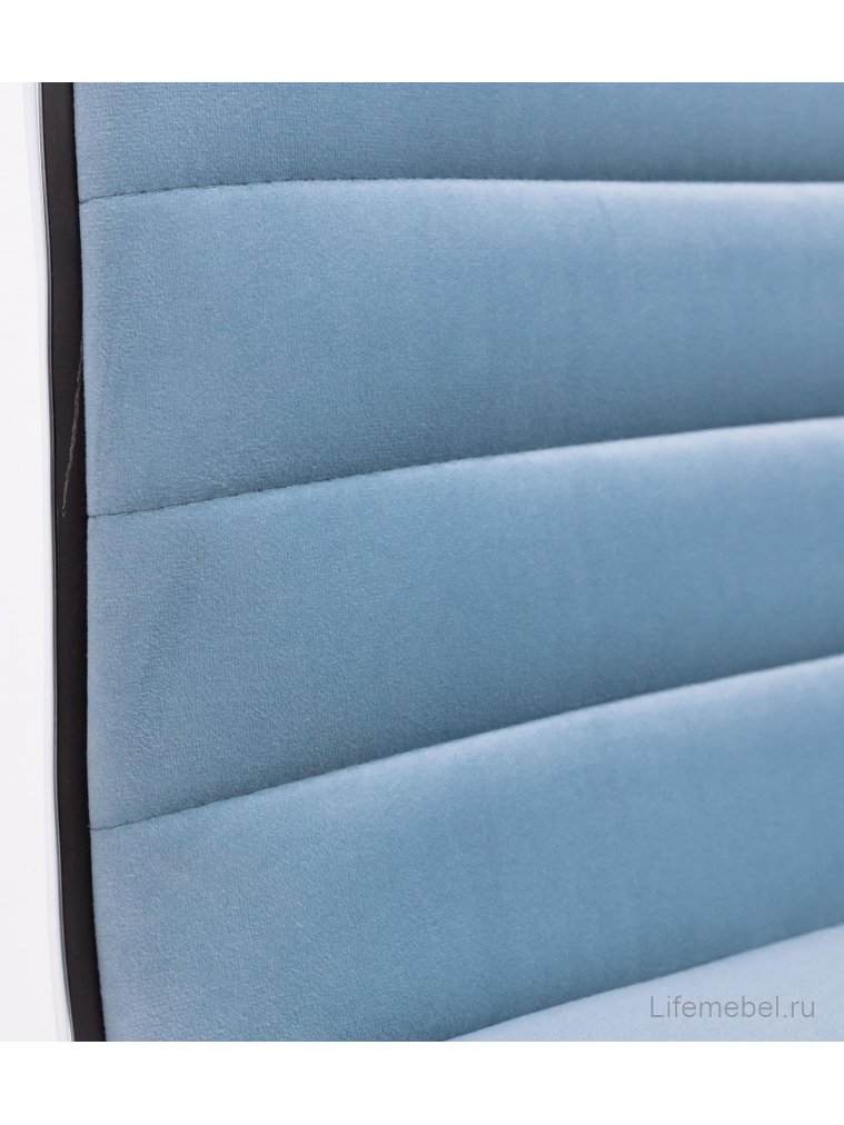 Барный стул Capri велюр пыльный голубой