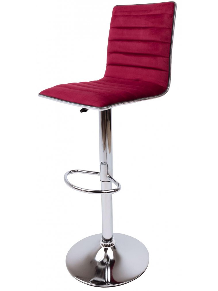 Барный стул Capri велюр винный