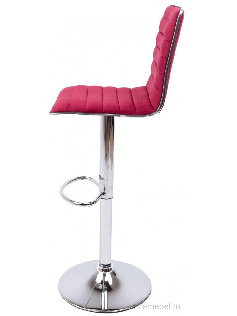 Барный стул Capri велюр винный