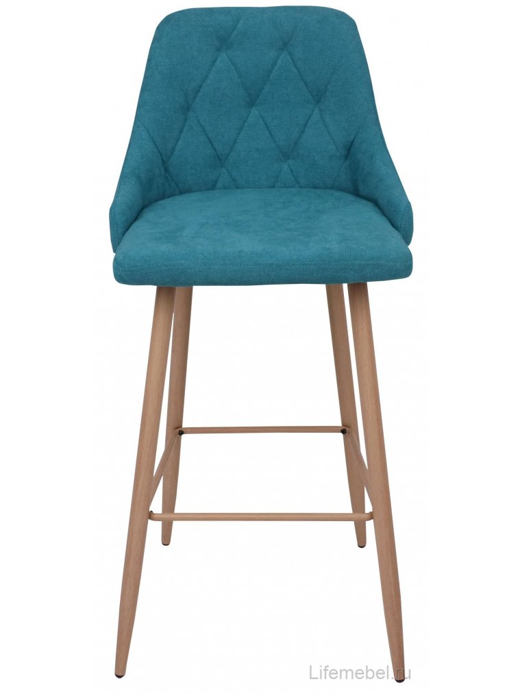 Барный стул Lara ткань бирюзовый